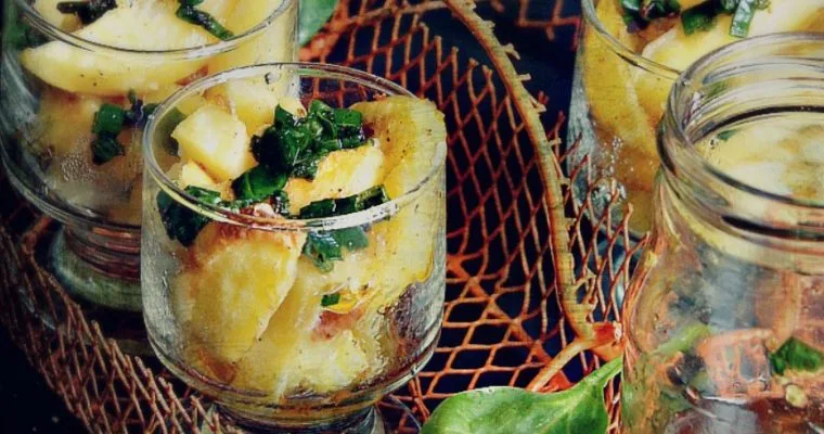 Roasted Potatoes with Chimichurri Sauce