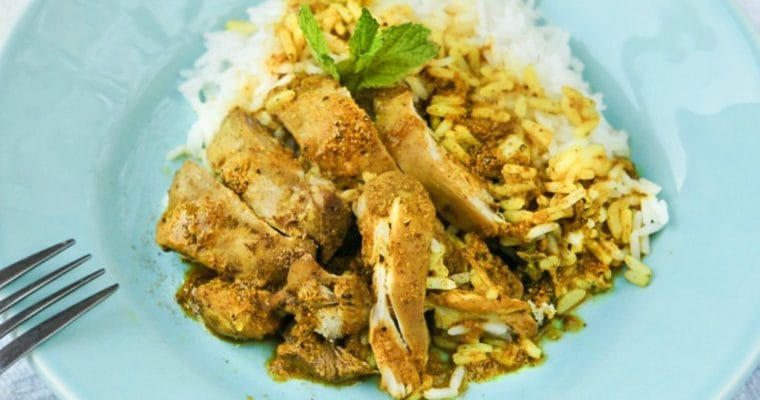 Caribbean Chicken Curry with Rice