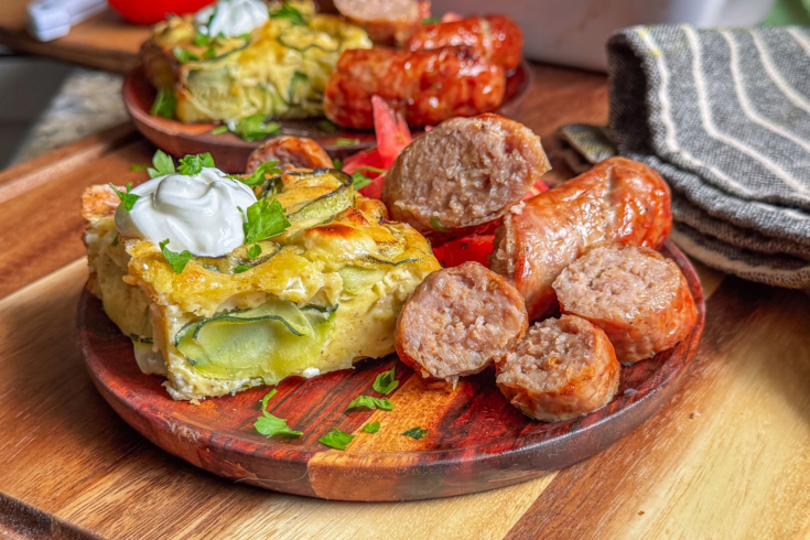 Cheese Zucchini Stuffed Rolls with Feta and Cream Cheese Recipe