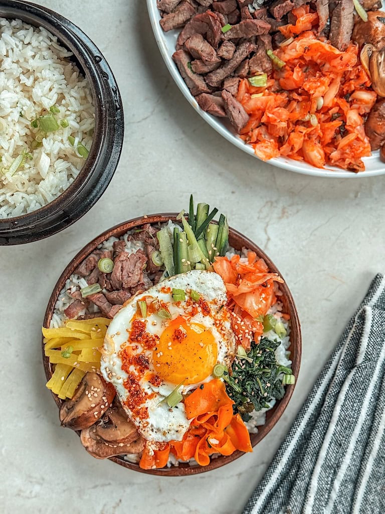 Bibimbap, Korean Rice Bowl 