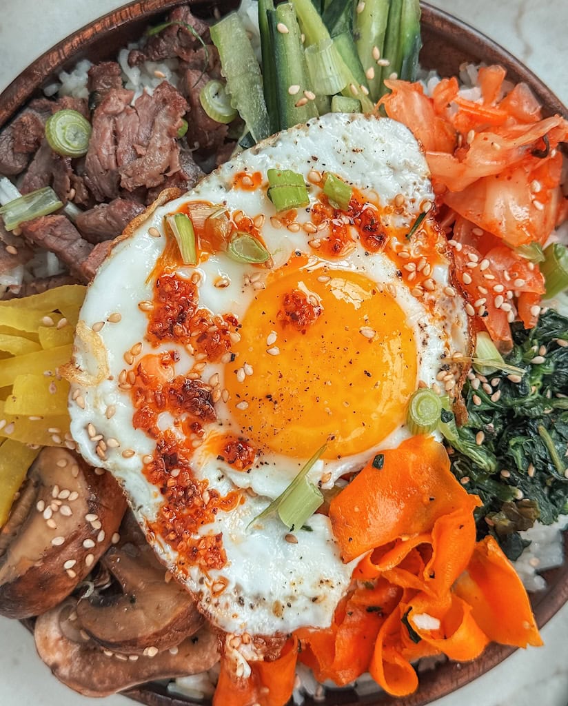 Bibimbap, Korean Rice Bowl 