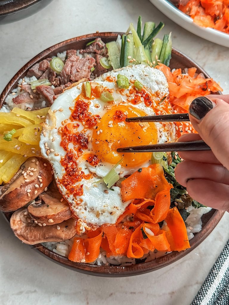 Bibimbap, Korean Rice Bowl 