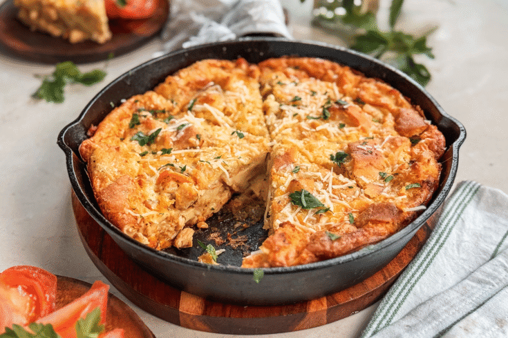Chicken and Sun Dried Tomato Strata