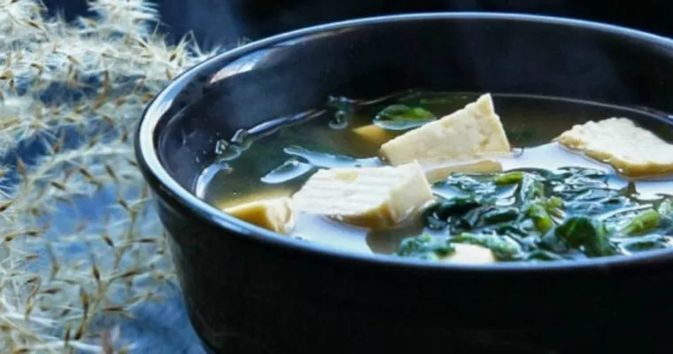 Spinach and Tofu Soup