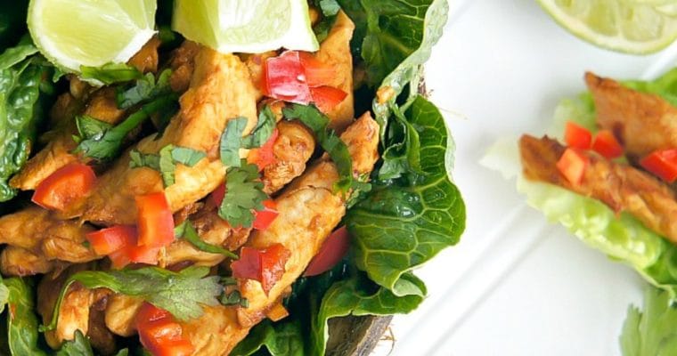 Thai Chicken Lettuce Cups