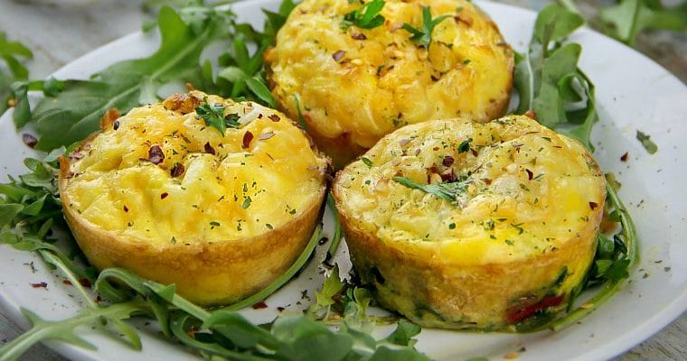 Mini Meatless Frittata Cups