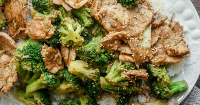 Broccoli and Pork Tenderloin Stir Fry