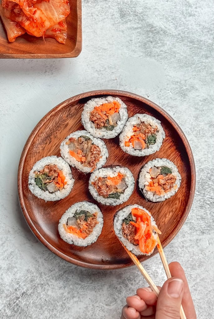 Lunch Box Korean Sushi Roll, Kimbap Recipe