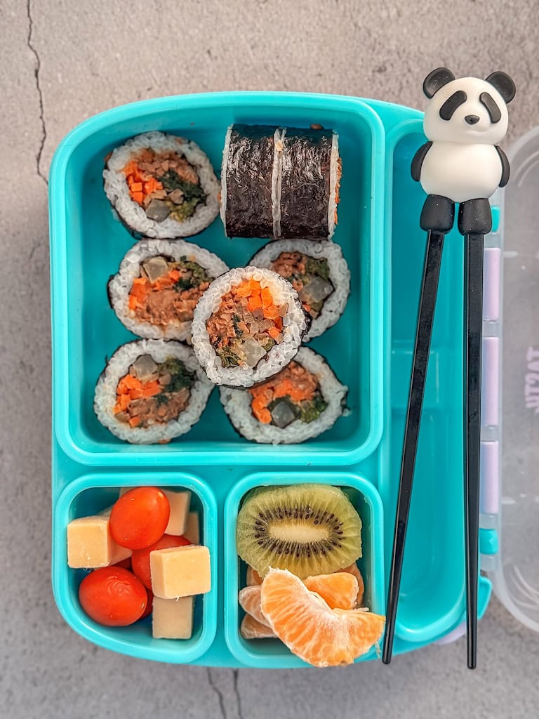 Lunch Box Korean Sushi Roll, Kimbap Recipe