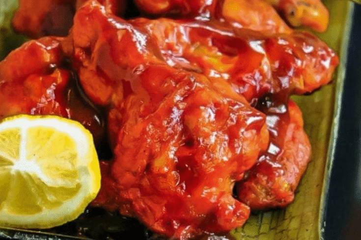 Chicken Wings in Honey Sriracha Sauce