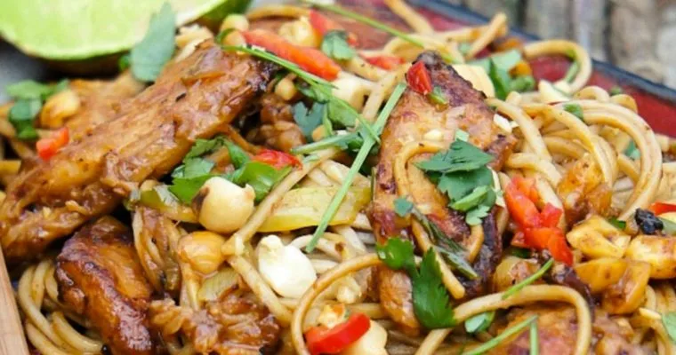 Thai Chicken Noodle Stir Fry
