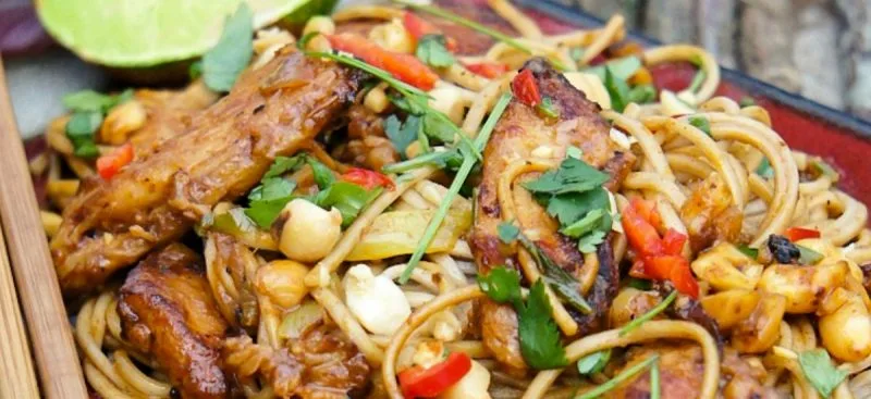 Thai Chicken Noodle Stir Fry
