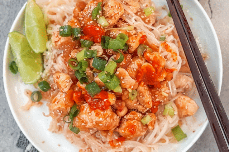 Thai Chicken Noodle Stir Fry
