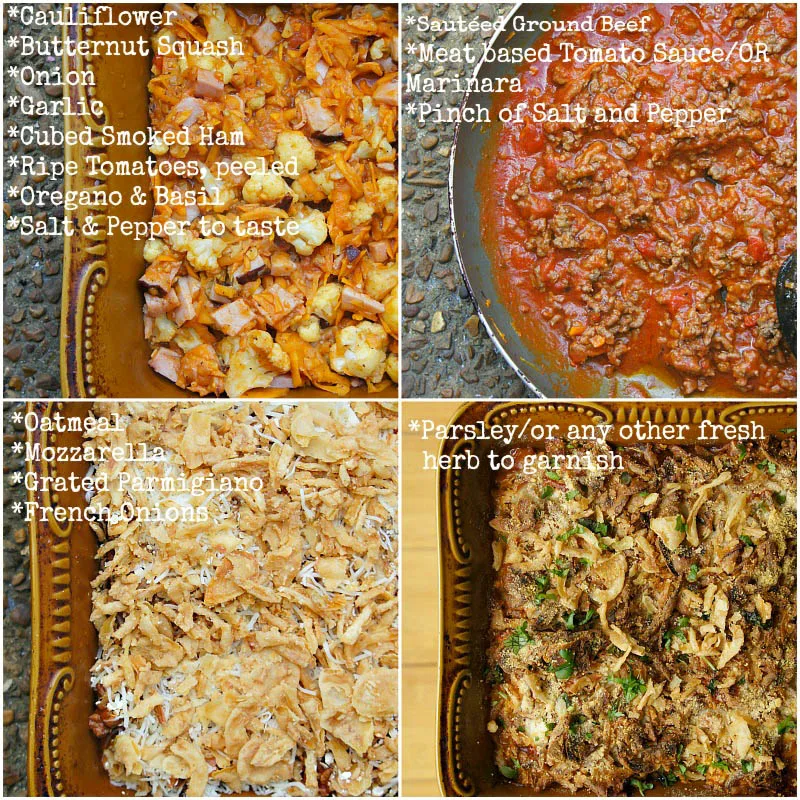 Fall Recipe for beef and vegetable Casserole