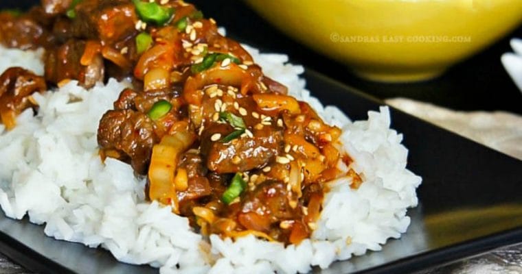 Slow Cooked Beef with Kimchi