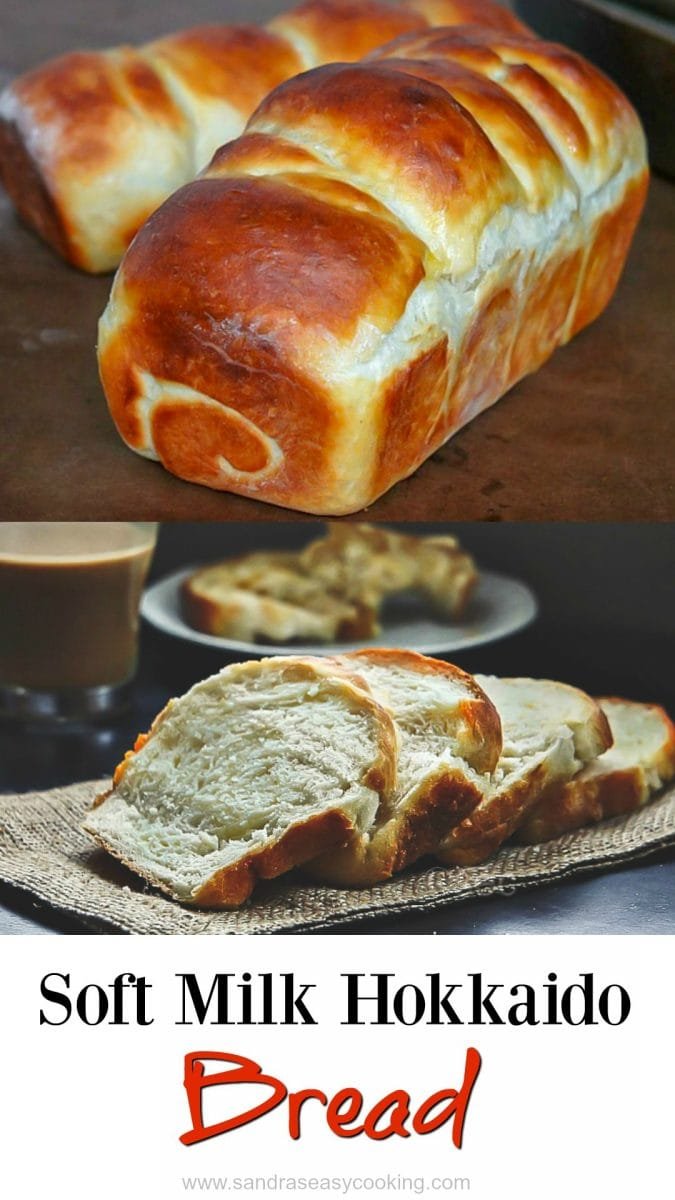 Soft Milk Hokkaido Bread Sandras Easy Cooking