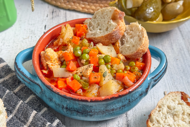 Chicken, Pea and Potato Soup - Easy One-Pot Comfort Food Recipe