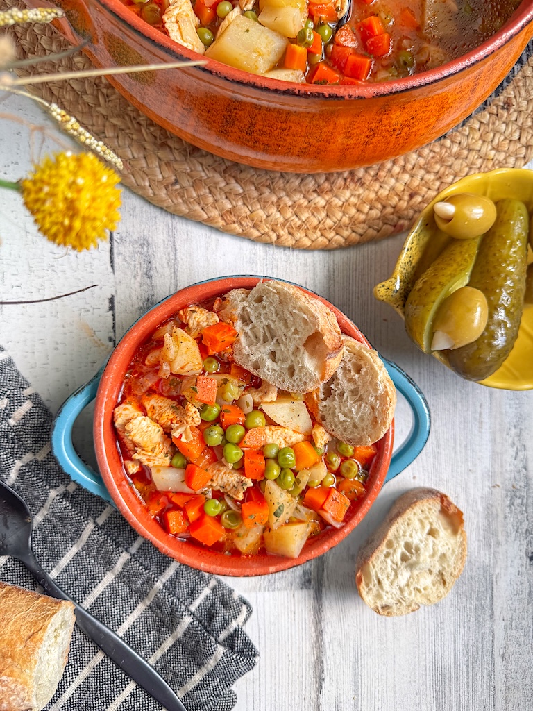 This Chicken, Pea and Potato Soup is an easy one-pot meal made with tender chicken, Yukon Gold potatoes, peas, carrots, and a flavorful broth. Perfect for cozy family dinners.