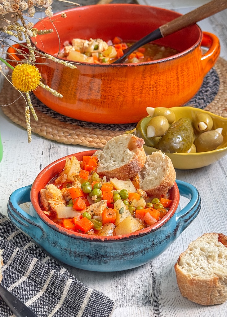 Chicken, Pea and Potato Soup - Easy One-Pot Comfort Food Recipe