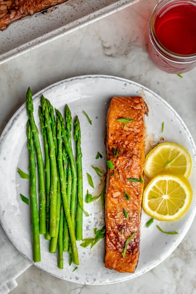 Soy Sauce Marinated Salmon 