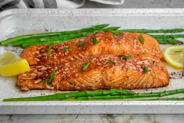 Soy Sauce Marinated Salmon