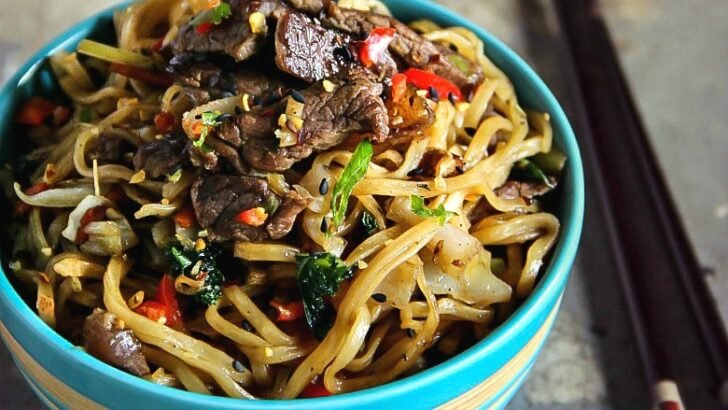 Beef Yakisoba Recipe