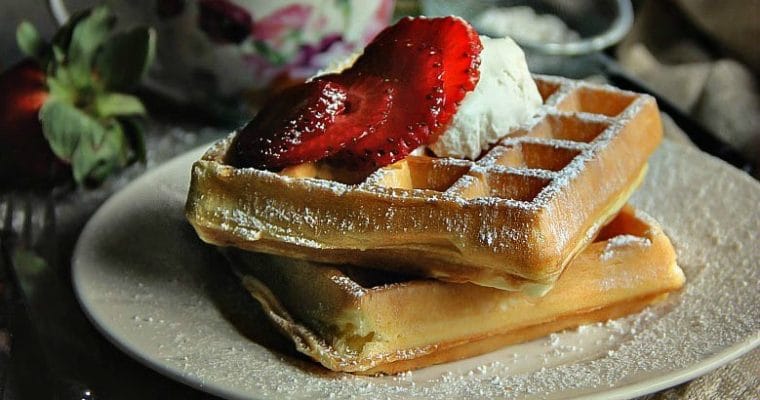 Simple Belgian Waffles