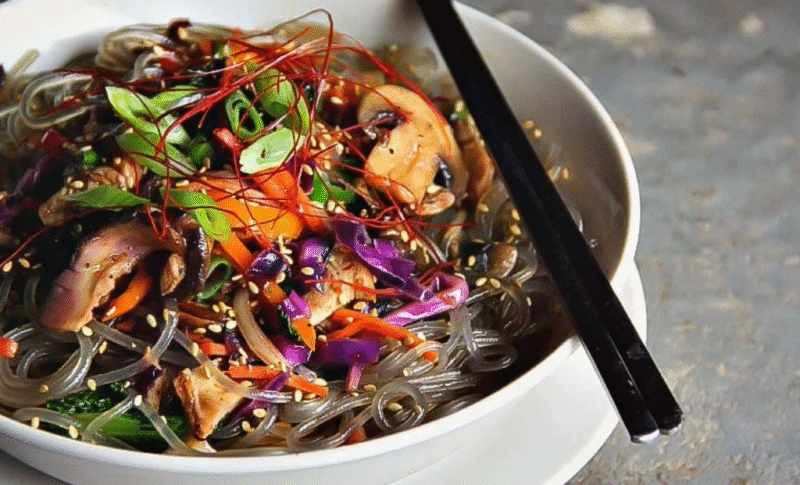 Sweet Potato Noodle Stir Fry – Japchae