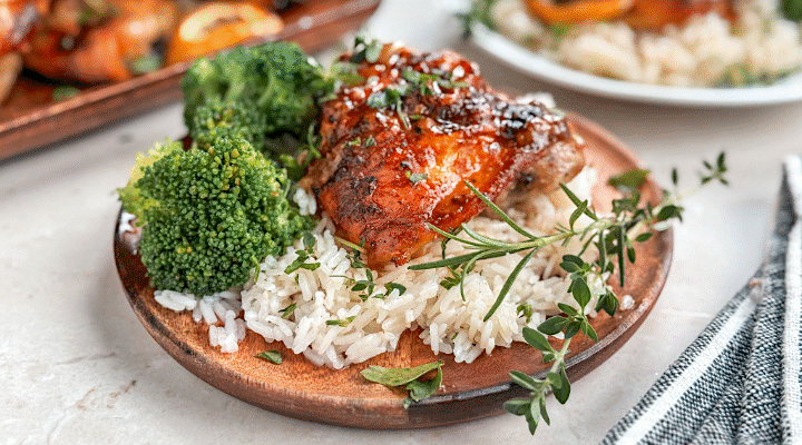 Baked Lemon Chicken Thighs