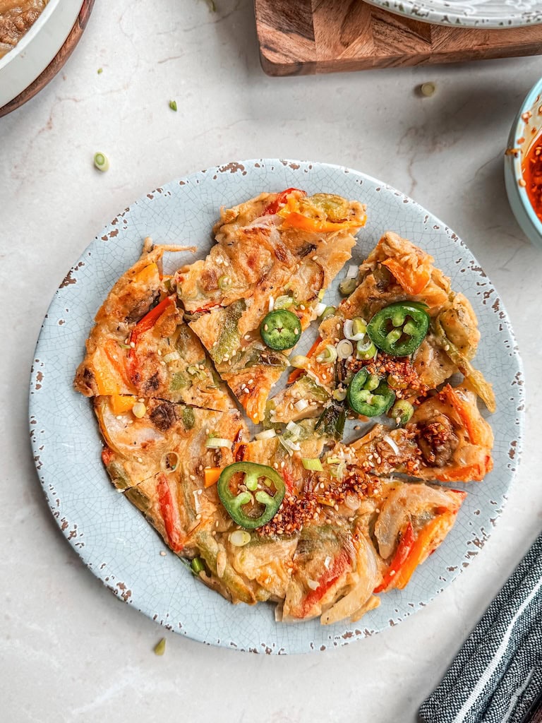 Crispy Korean Vegetable Pancakes 