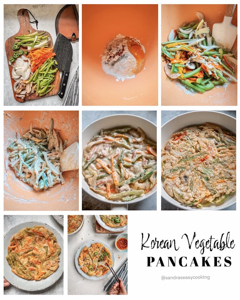 Crispy Korean Vegetable Pancakes 