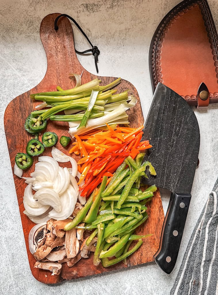 Chopped Veg wit Nikos Knife
