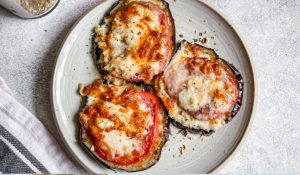 Crustless Eggplant Pizza
