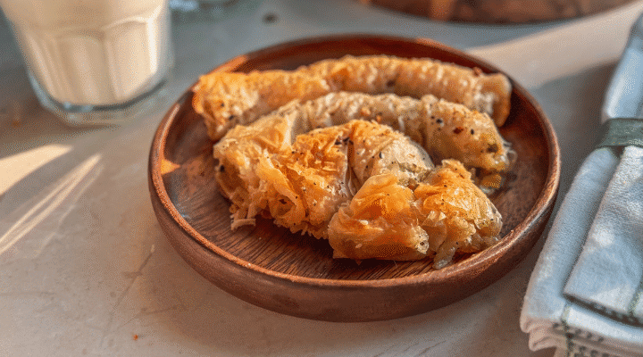 Potato and Leek Phyllo Pastry