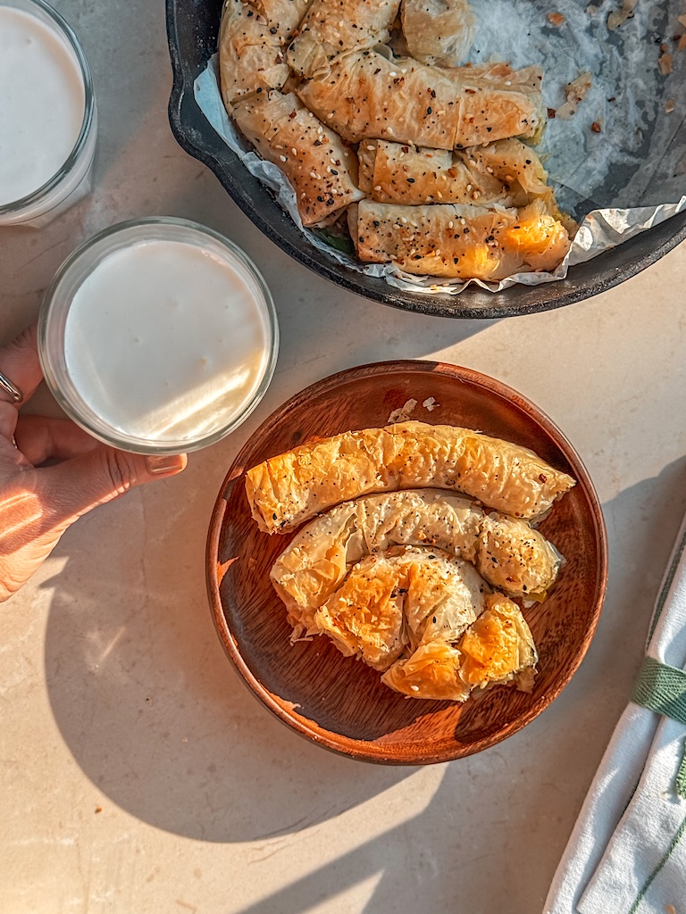 Potato and Leek Phyllo Pastry