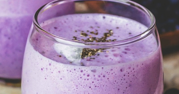 Blueberry Banana Yogurt Smoothie