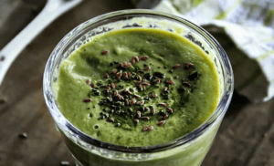 Matcha and Cantaloupe Smoothie