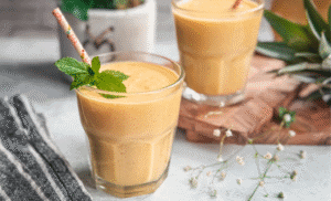 Pineapple Banana Tofu Smoothie