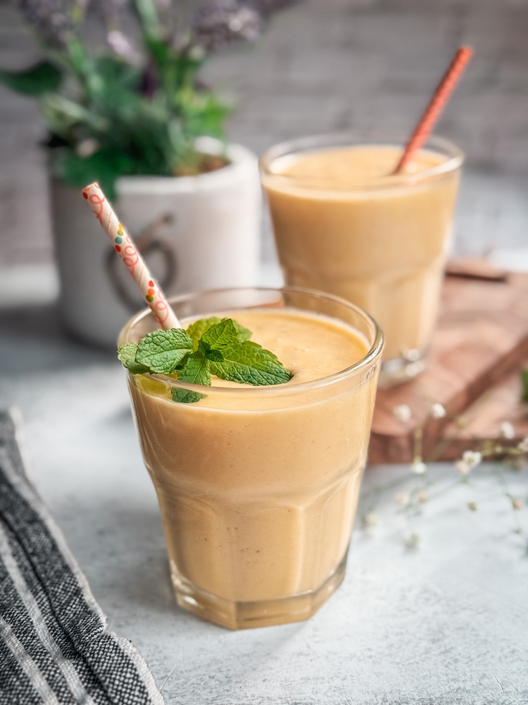 Pineapple Banana Tofu Smoothie