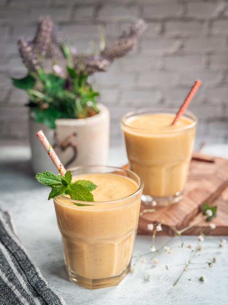 Pineapple Banana Tofu Smoothie
