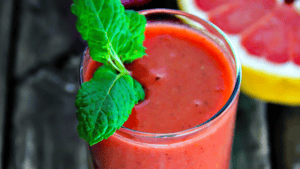 Strawberry, Raspberry, Kiwi, Clementine Smoothie