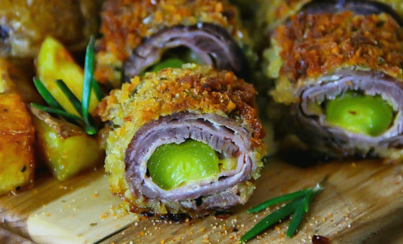 Serbian Breaded Rolled Cutlet