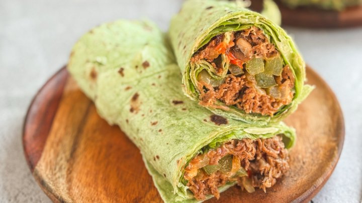 The Ultimate Cheese Steak Wrap