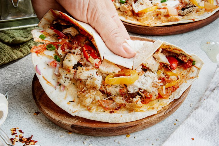 Chicken And Kimchi Pizza