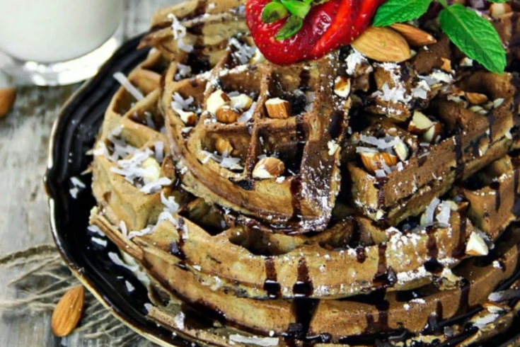 Almond Joy Waffles