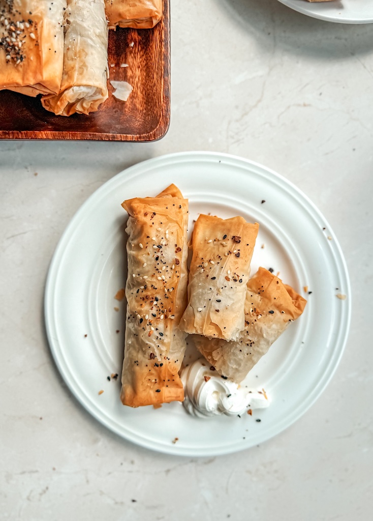 Phyllo Dough Potato Pie Rolls