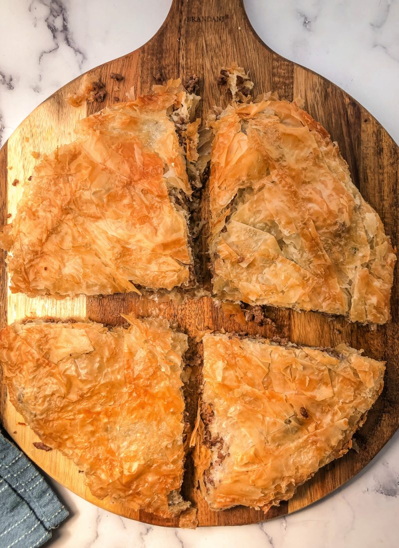 Phyllo Meat Pie Pastry — Bakery Style Burek - Sandra's Easy Cooking