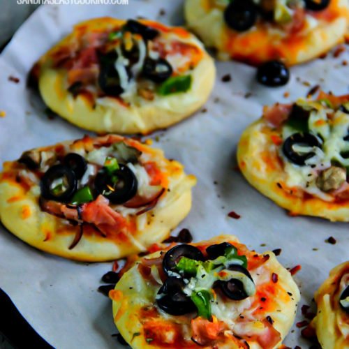 Mini Biscuit Pizzas Sandra's Easy Cooking