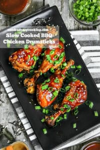 SLOW COOKED BBQ CHICKEN DRUMSTICKS