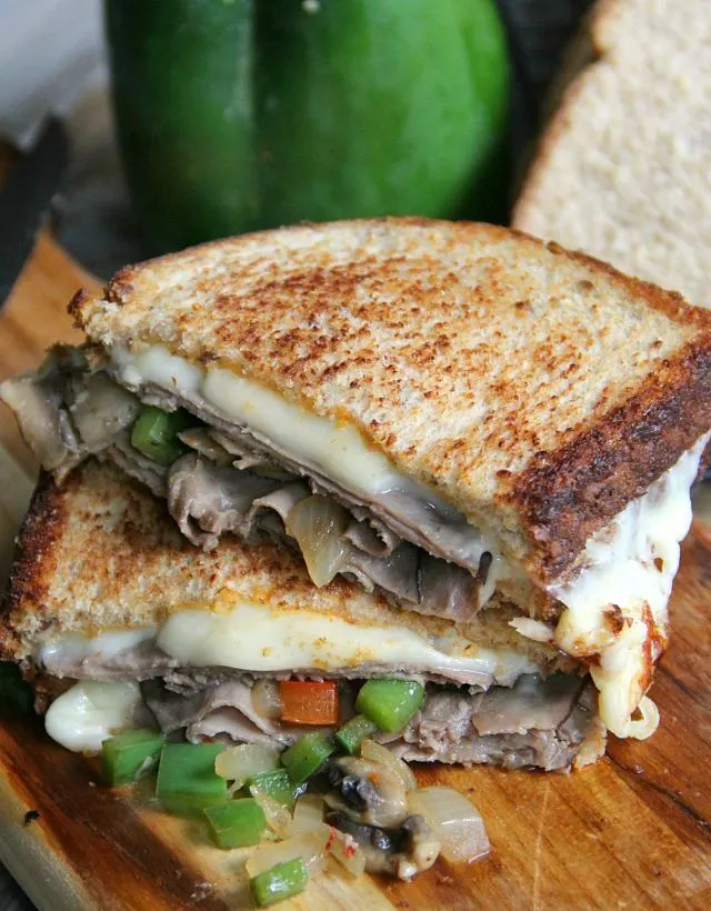 Roasted Beef Grilled Cheese Sandwich